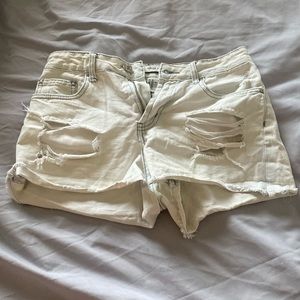 Ripped Jean shorts